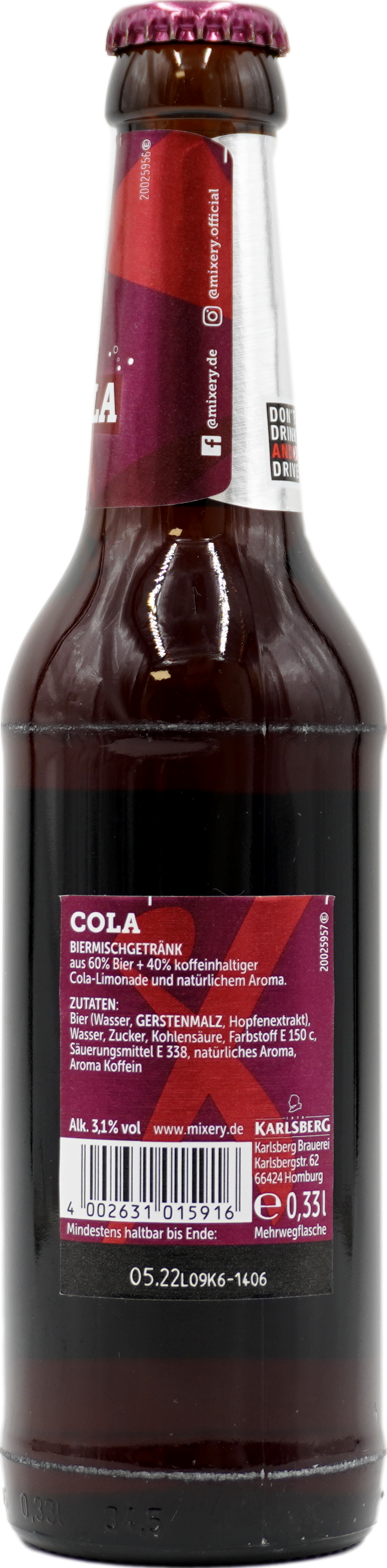 Karlsberg Mixery (Bier+Cola+X)