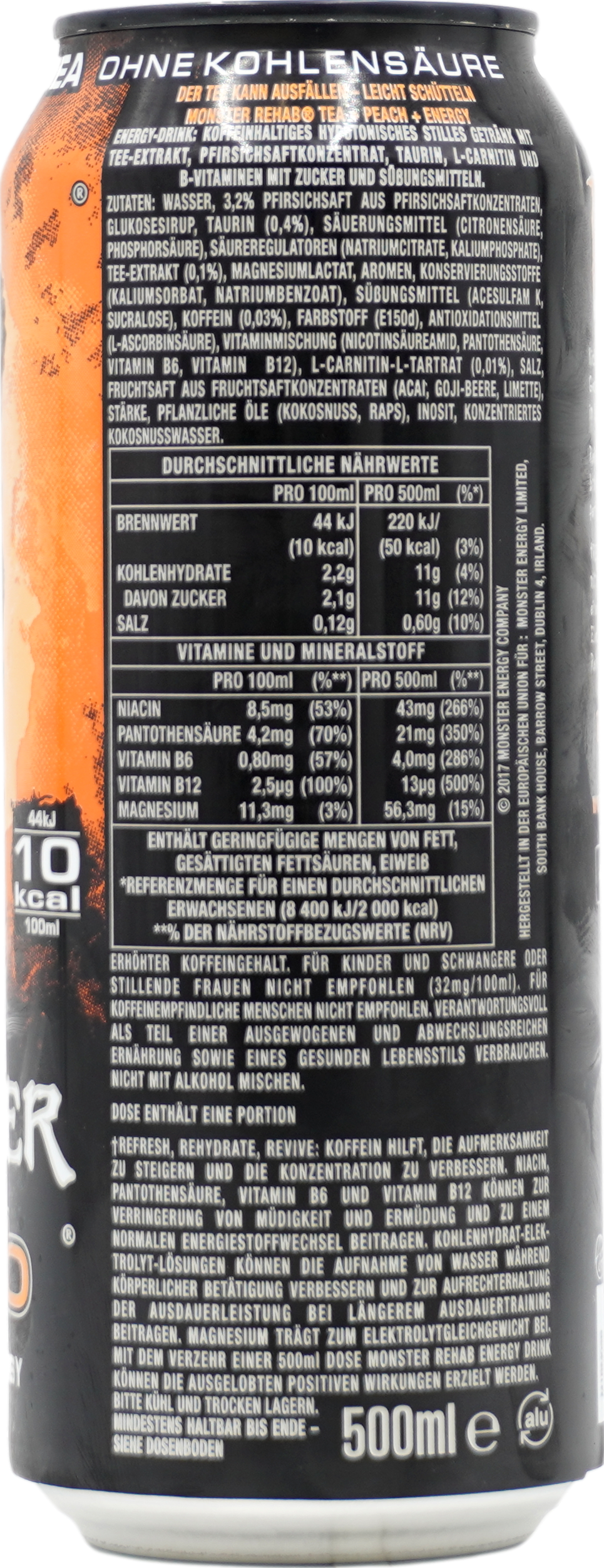 Monster Rehab Peach