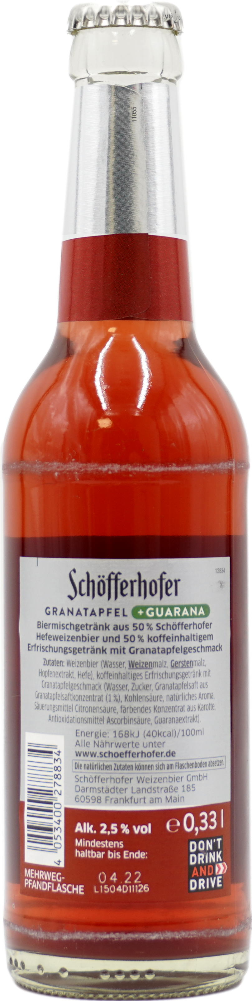 Schöfferhofer Granatapfel + Guarana