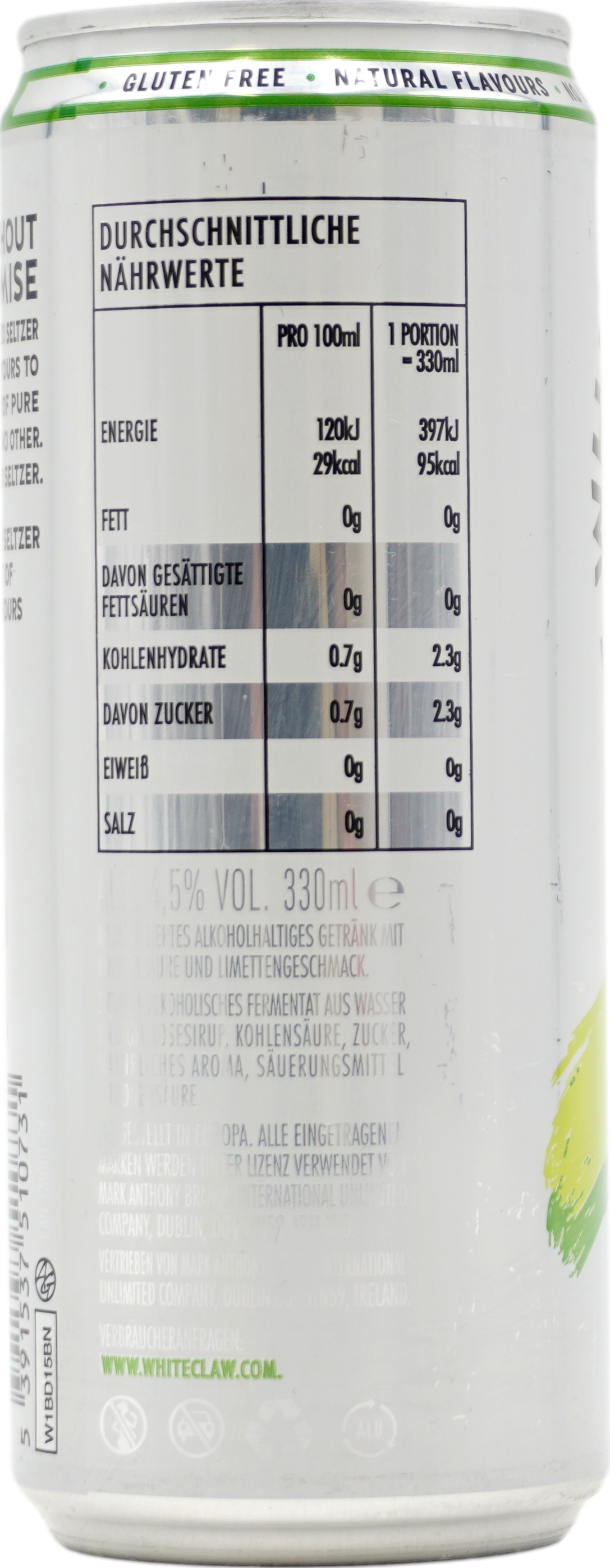 White Claw Natural Lime