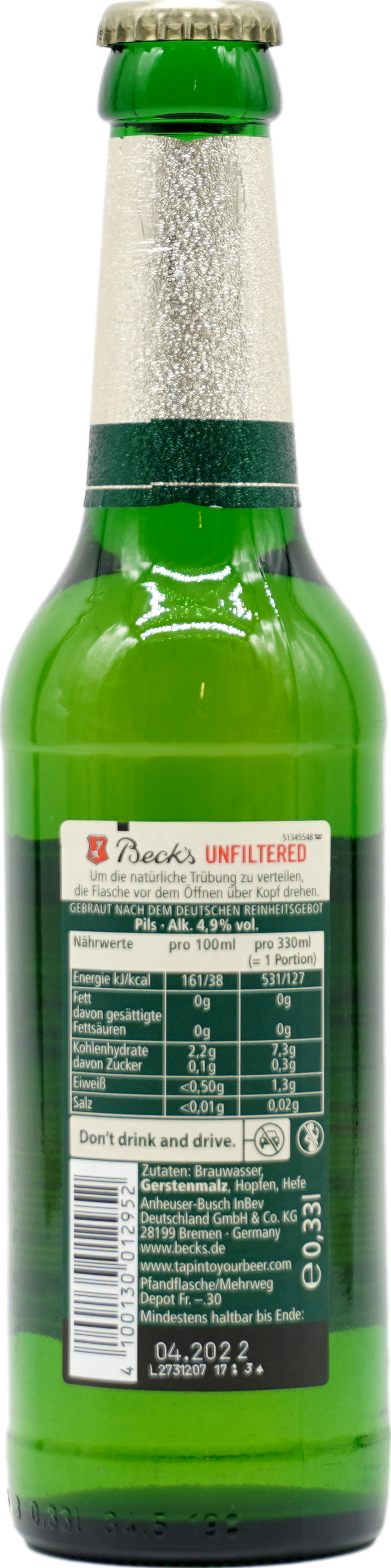 Beck´s Unfiltered