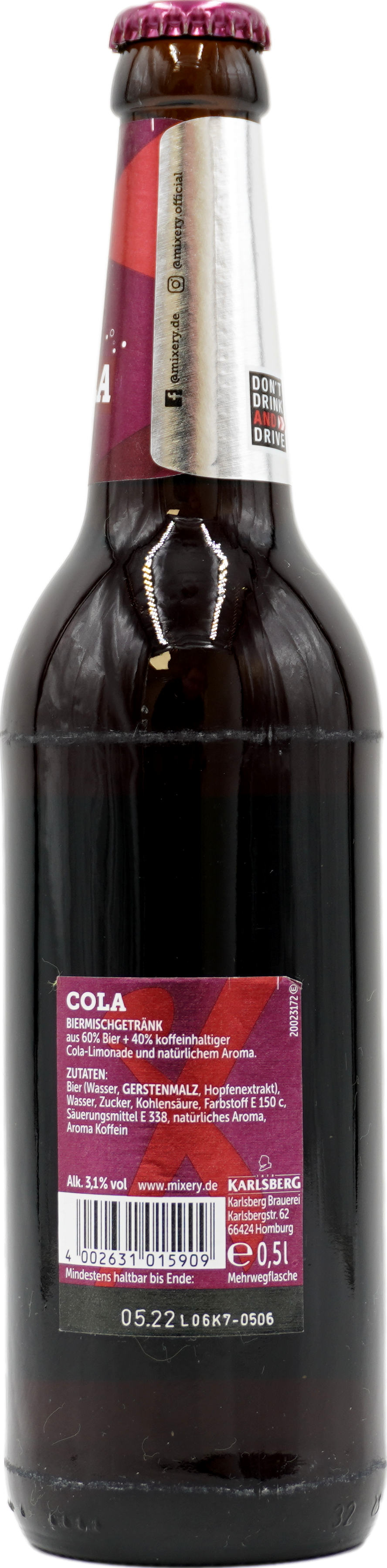 Karlsberg Mixery (Bier+Cola+X)