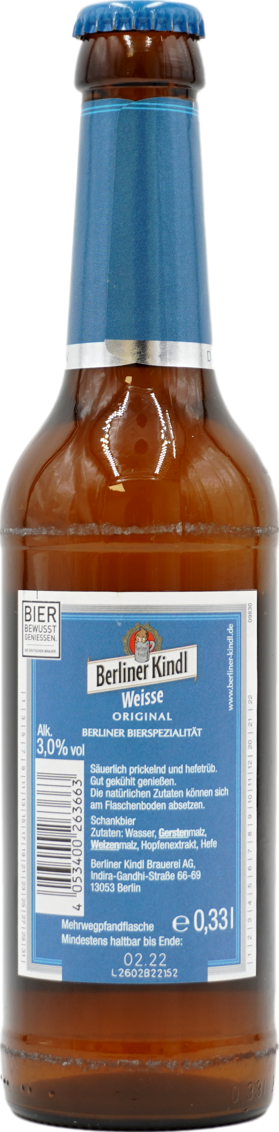 Berliner Kindl. Weiße Original