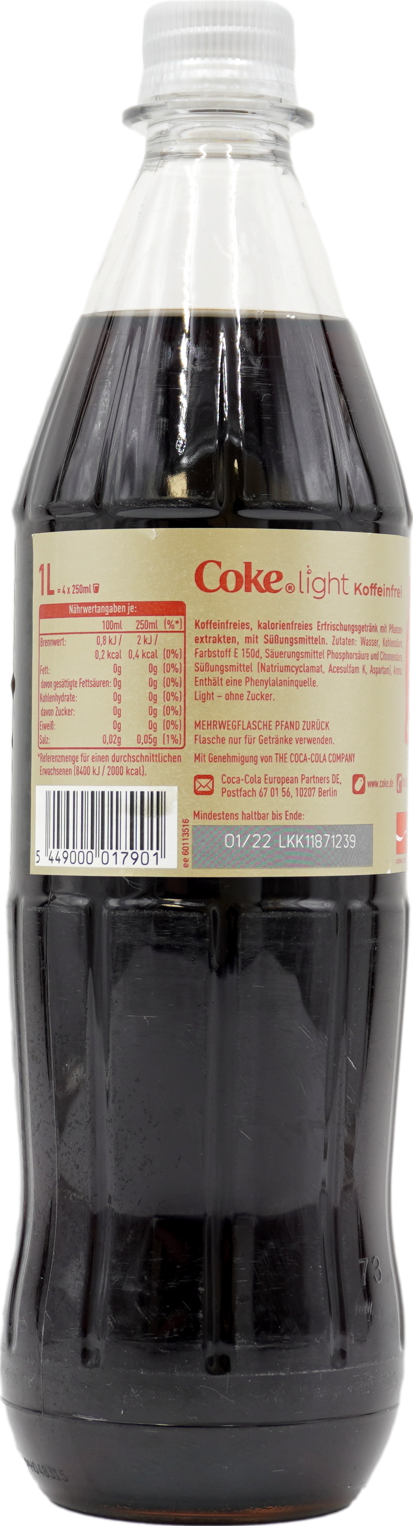 Coca-Cola light koffeinfrei