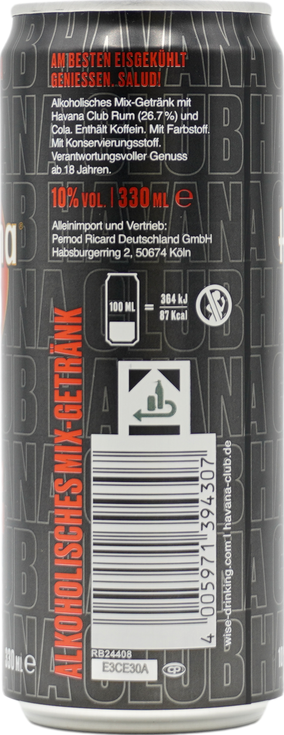 Havana Club & Cola 10%