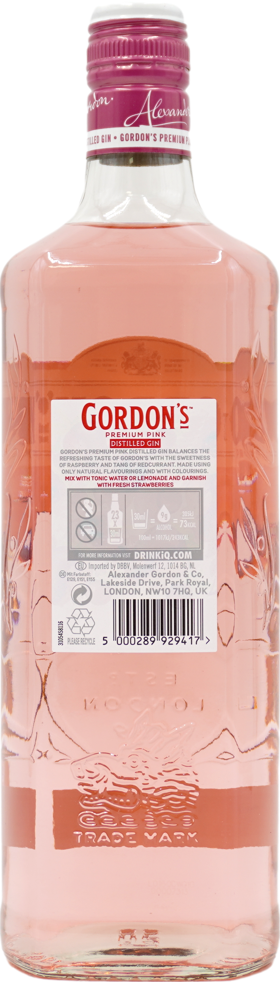 Gordon´s Premium Pink Gin 37,5%