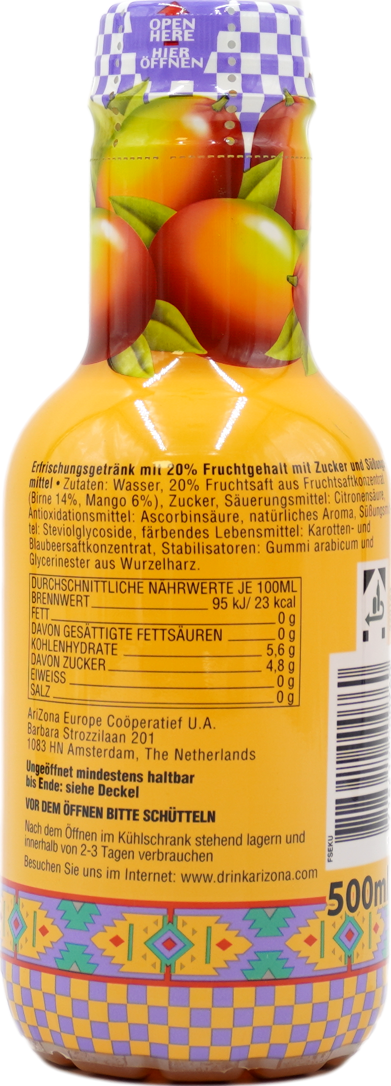 AriZona Ice Tea Mucho Mango Punch