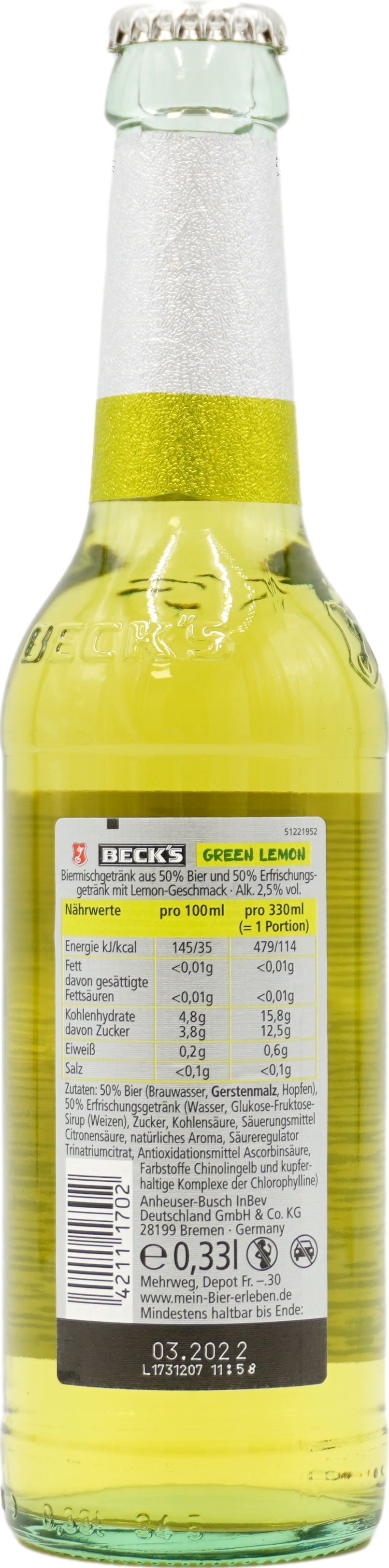 Beck´s Green Lemon