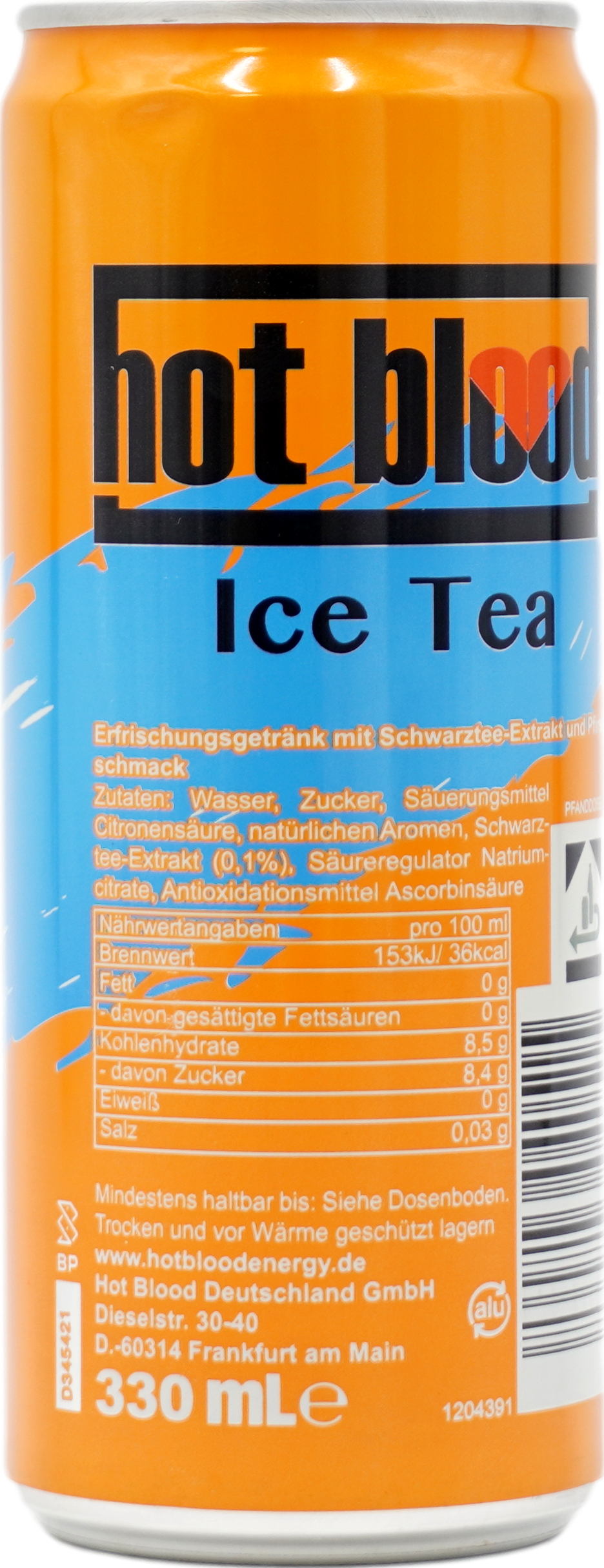 Hot Blood Ice Tea Pfirsisch