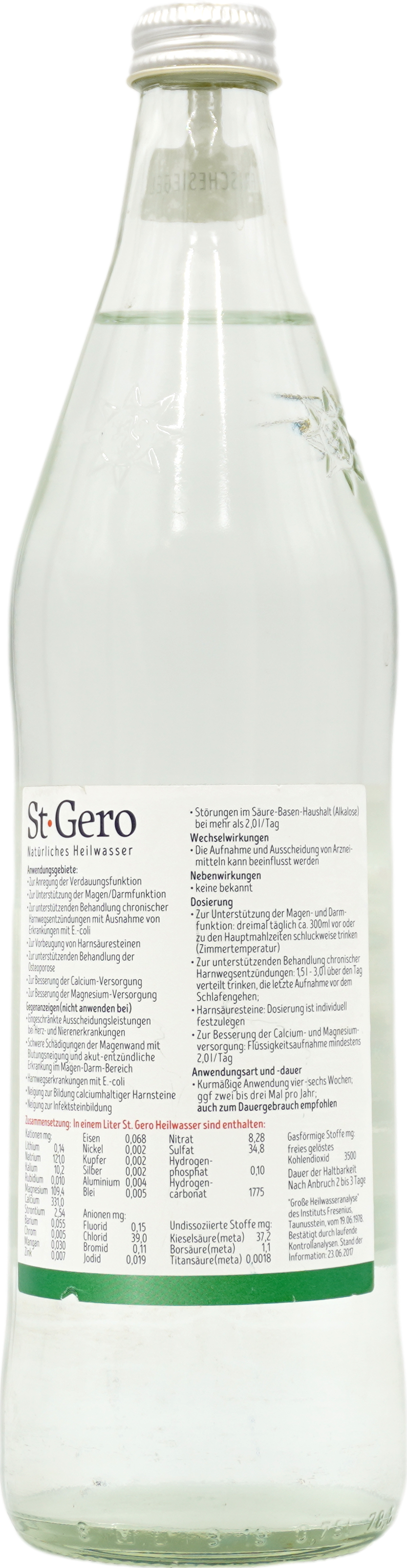 Gerolsteiner  St. Gero Heilwasser