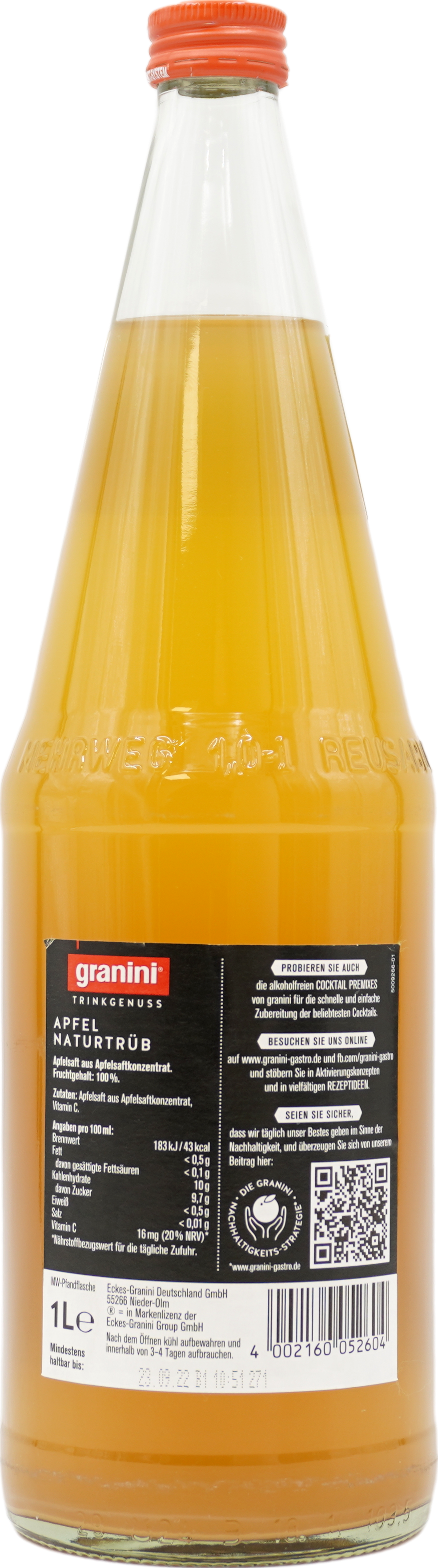 Granini Apfelsaft trüb 100%