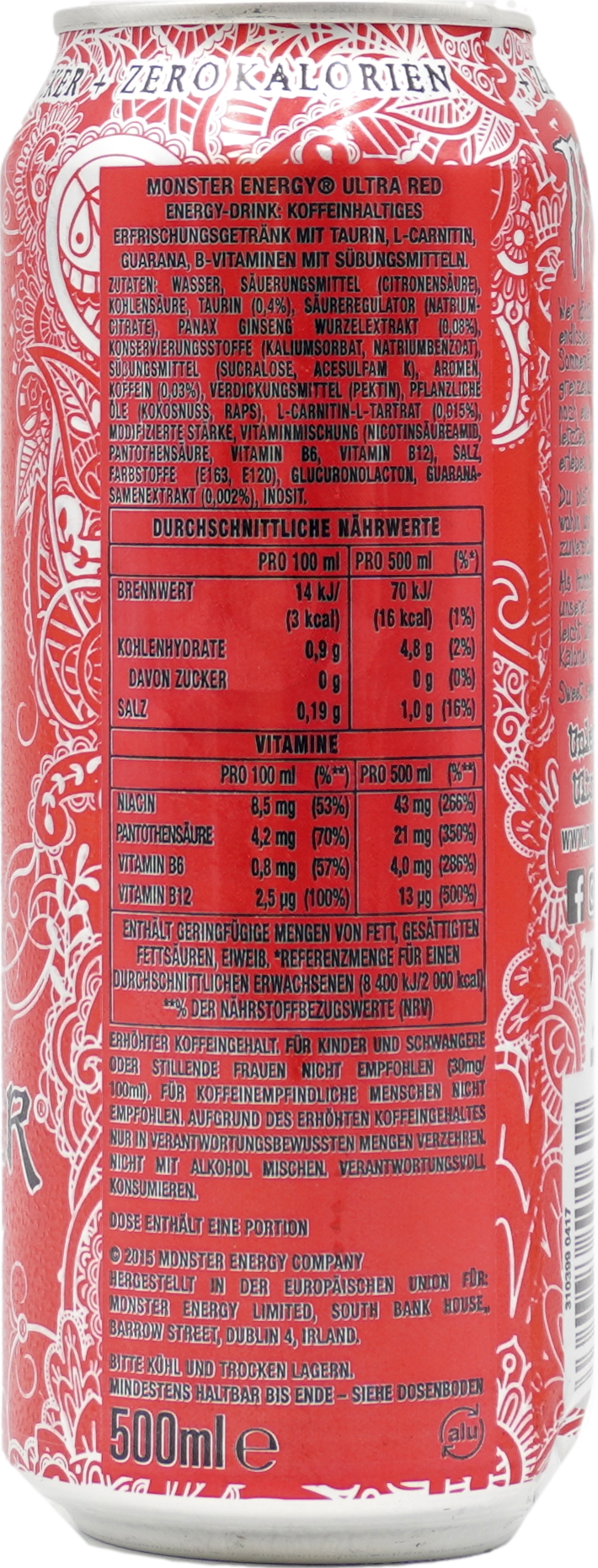 Monster Ultra Red