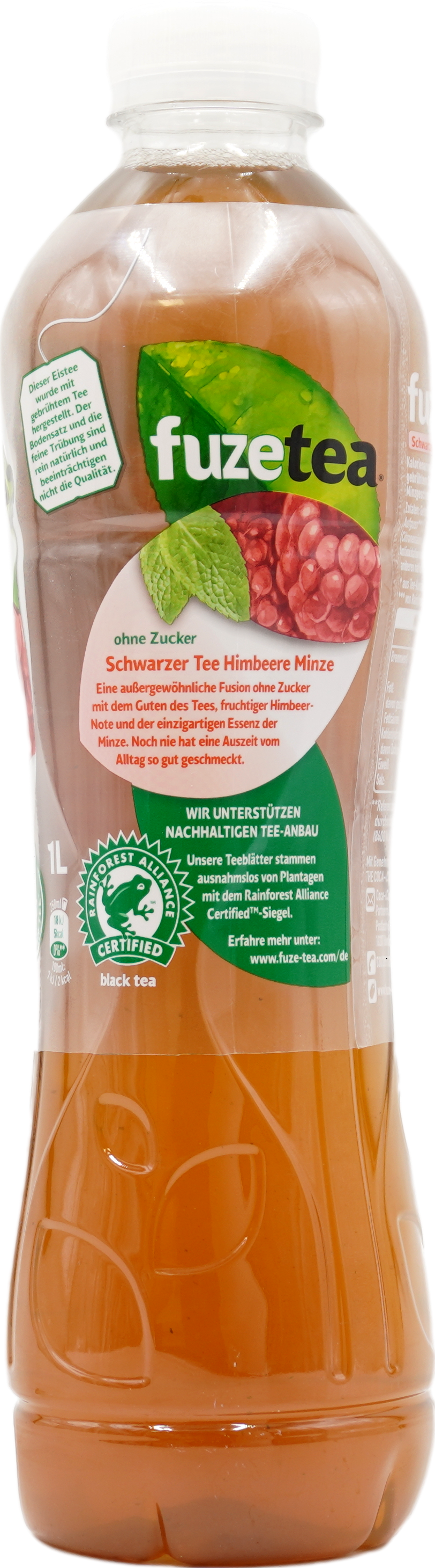 Fuze Tea Schwarztee Himbeere-Minze ohne Zucker
