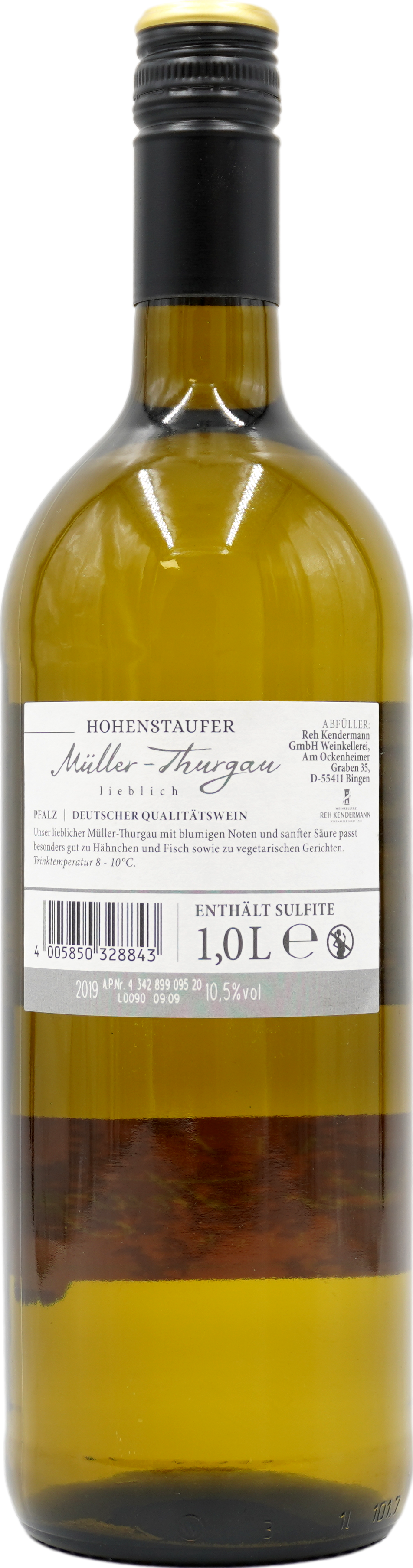 Müller-Thurgau Pfalz QbA lieblich 2009 weiß