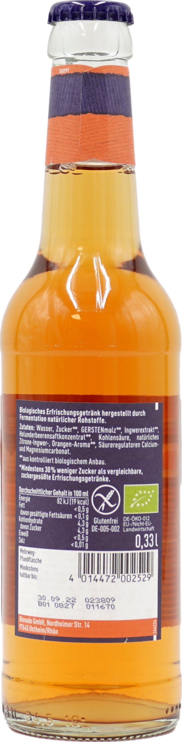 Bionade Ingwer Orange