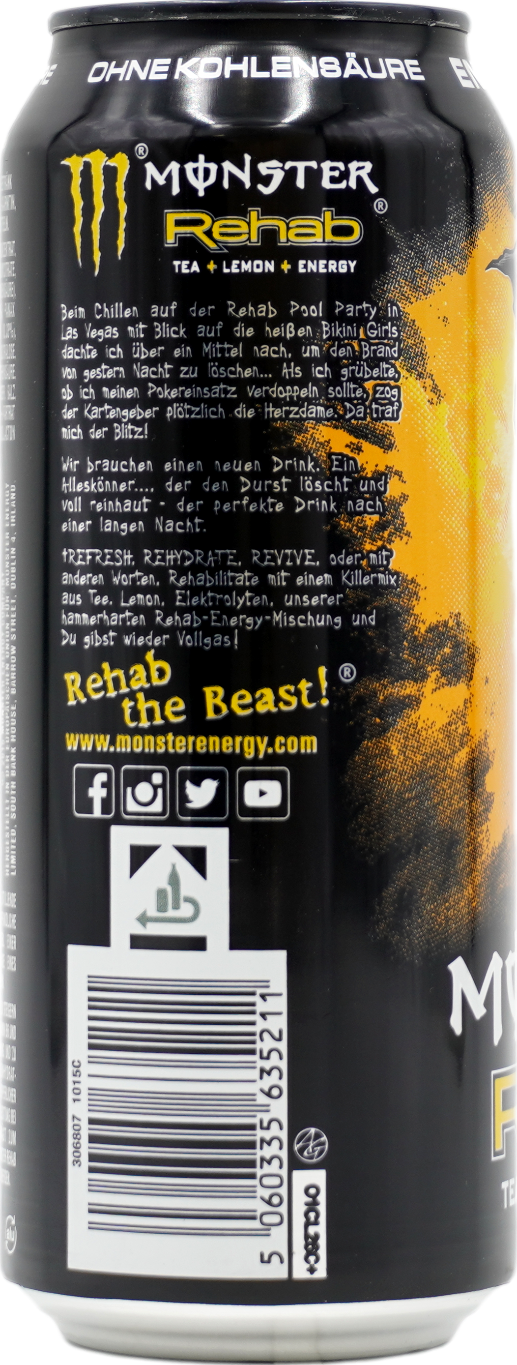 Monster Rehab Lemon