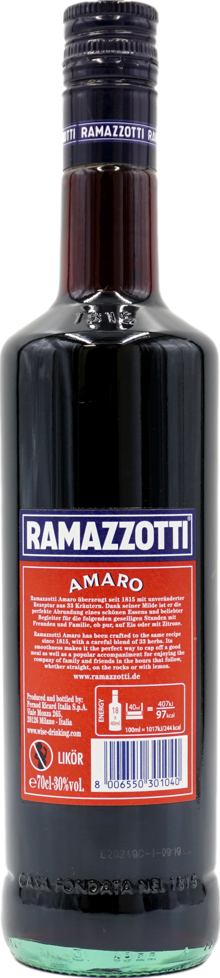 Amaro Ramazotti 30%