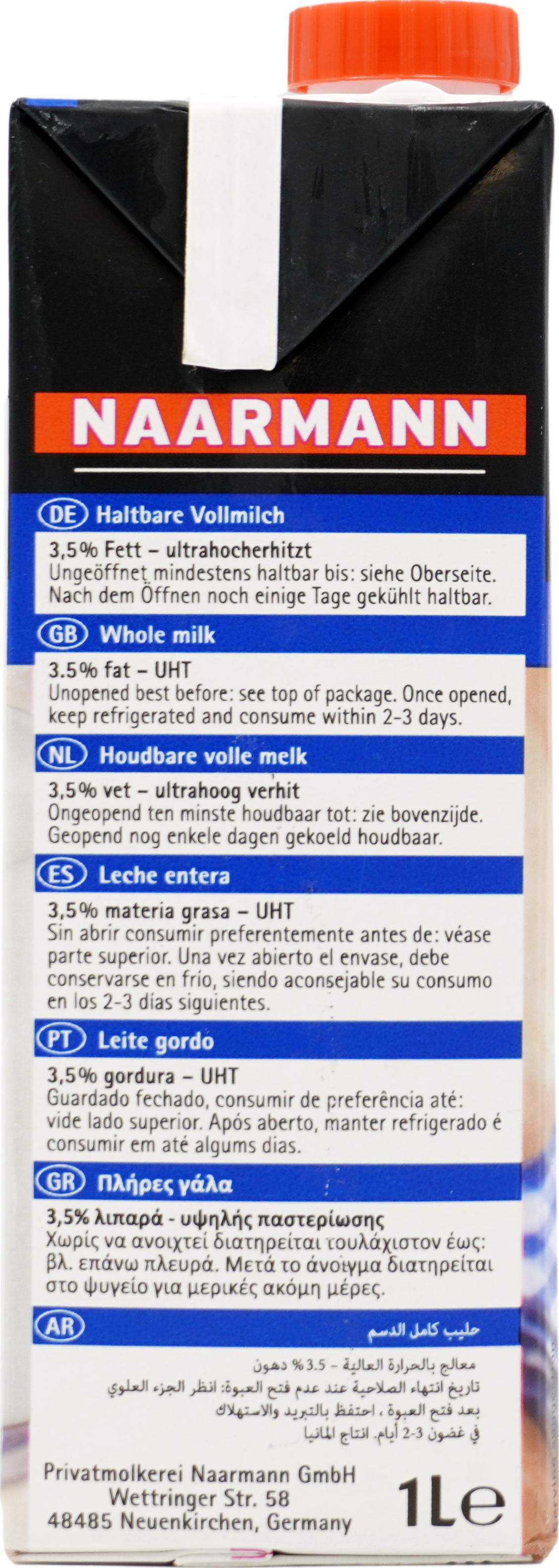 Naarm H-Milch 3,5%