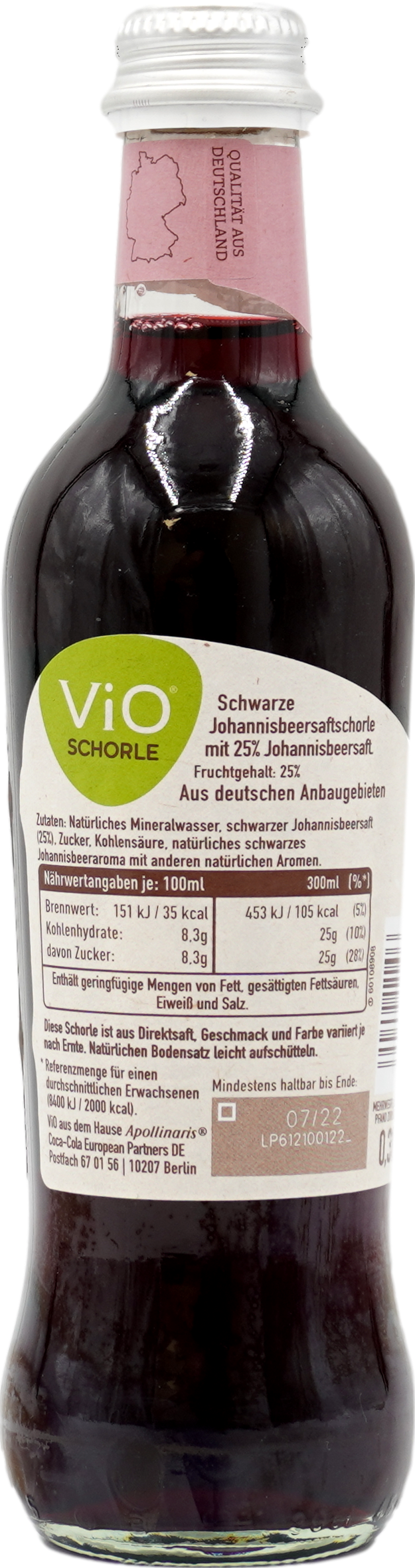 Apollinaris VIO Johannisbeer-Schorle