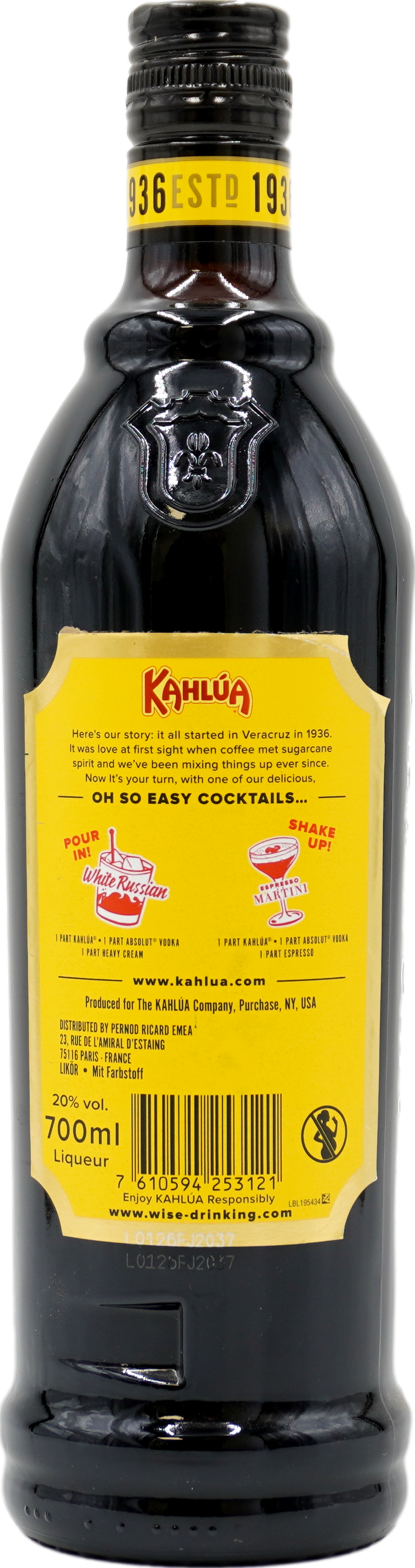 Kahlua Kaffeelikör 20%