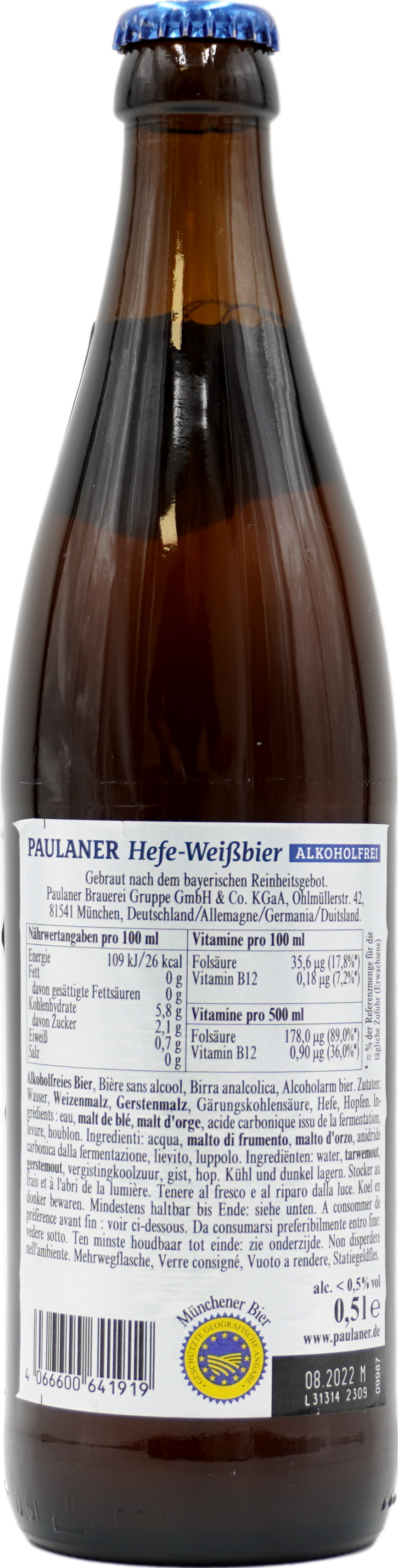 Paulaner Hefe alkoholfrei