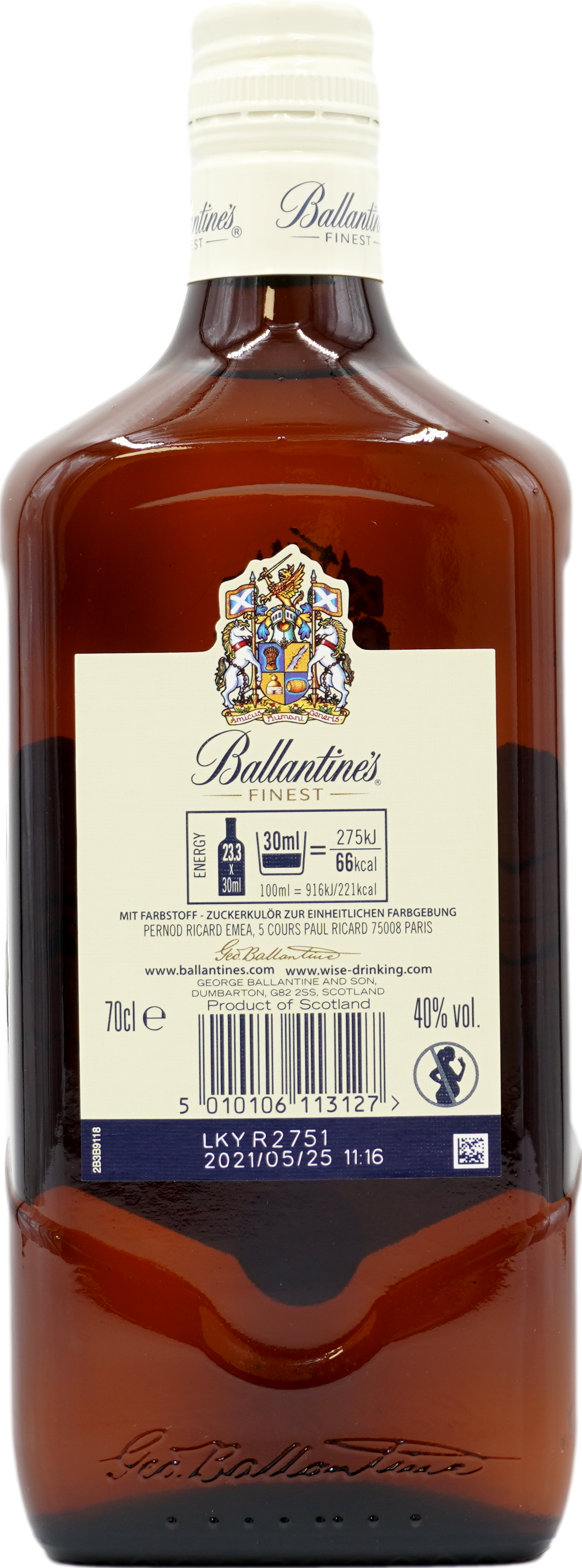 Ballantines Finest Blended Scotch Whiskey 40%