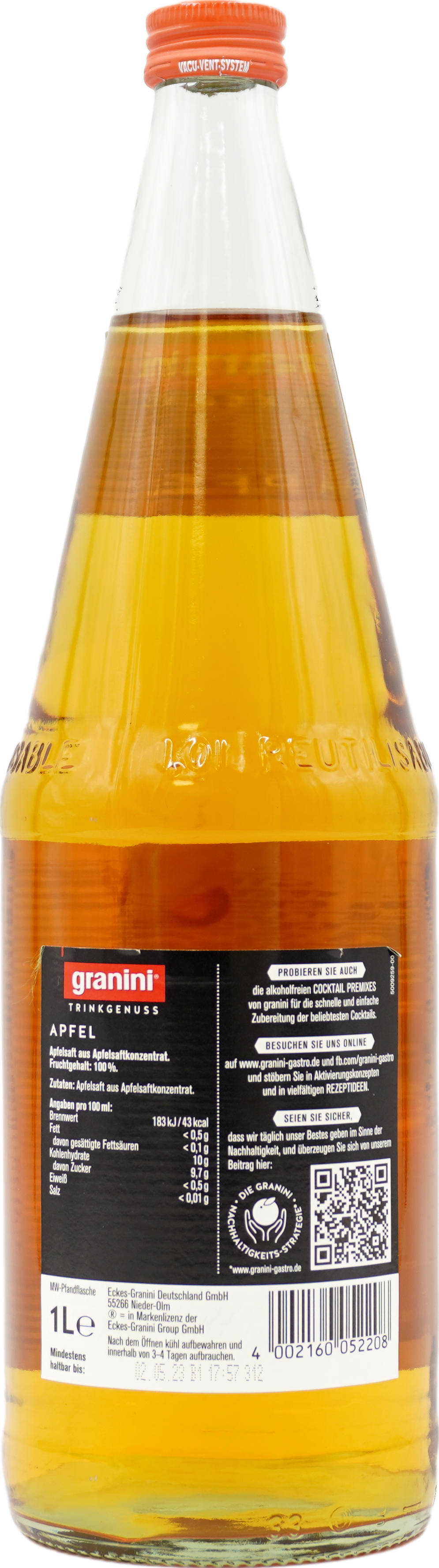 Granini Apfelsaft klar 100%