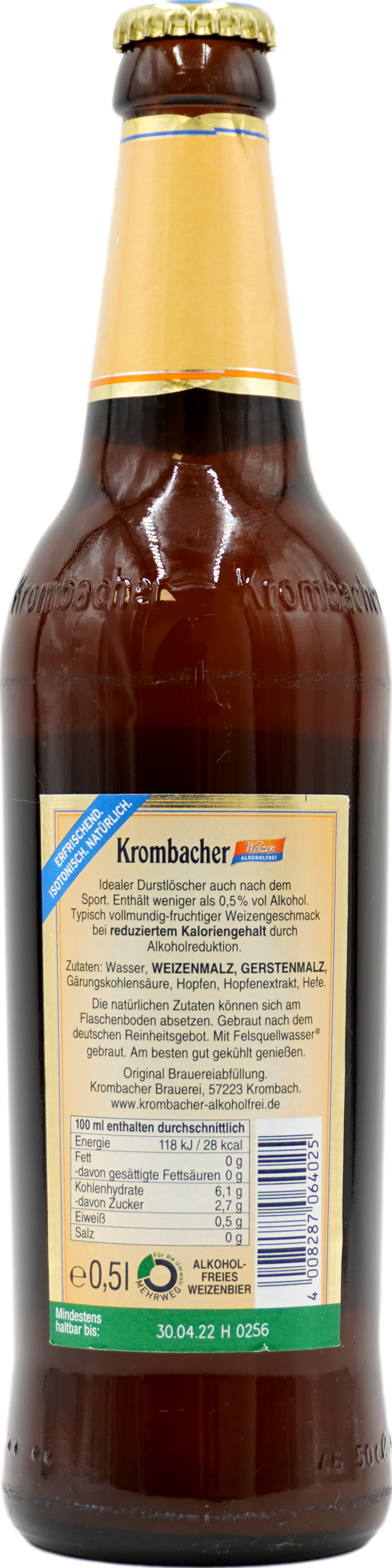 Krombacher Weizen alkoholfrei