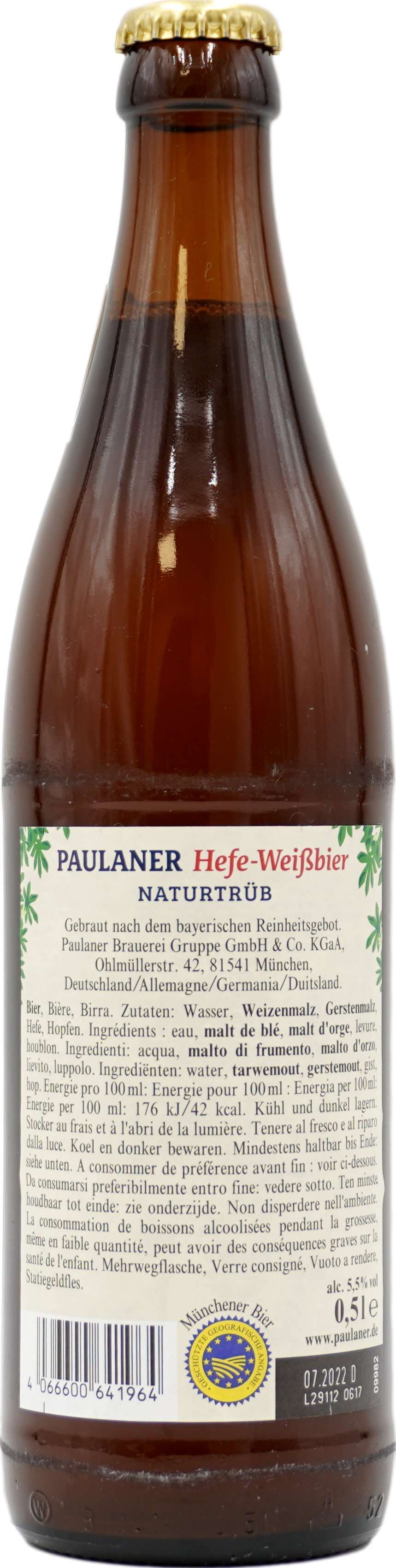 Paulaner Hefe trüb