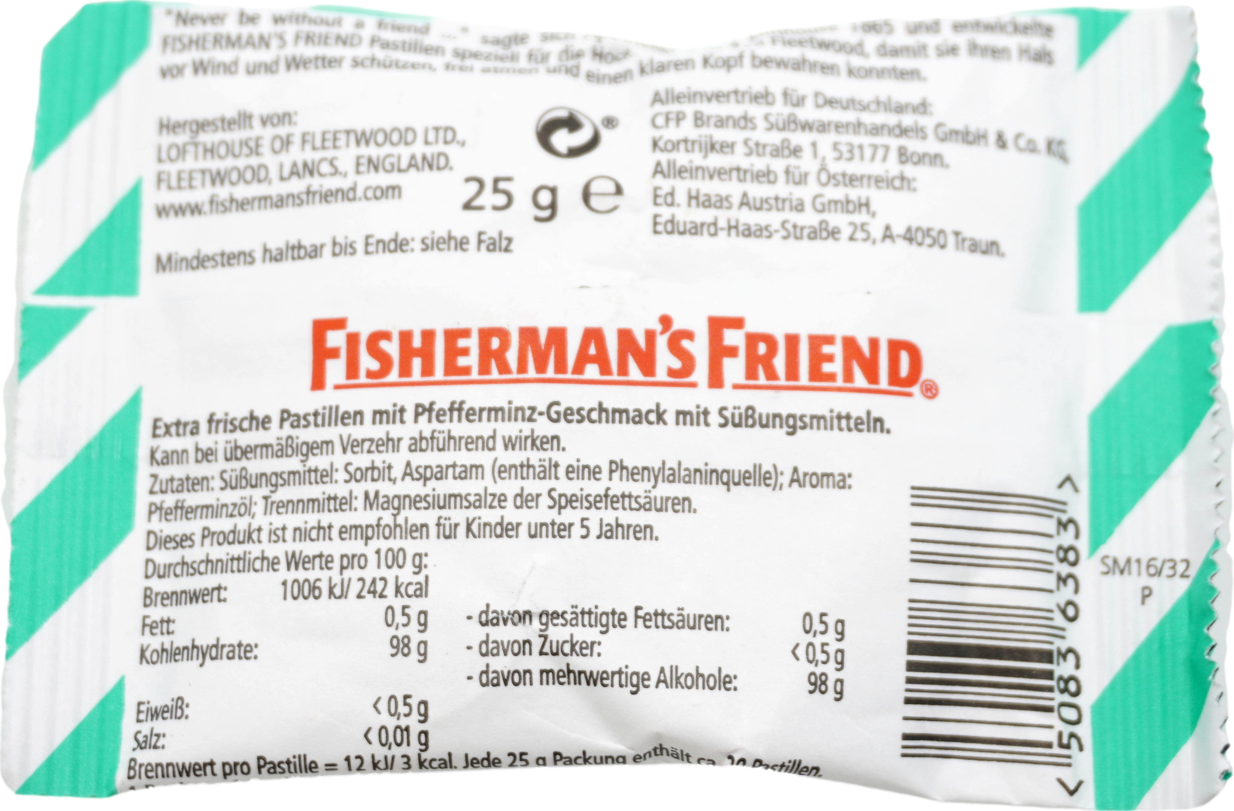 Fisherman’s Friend Mint ohne Zucker