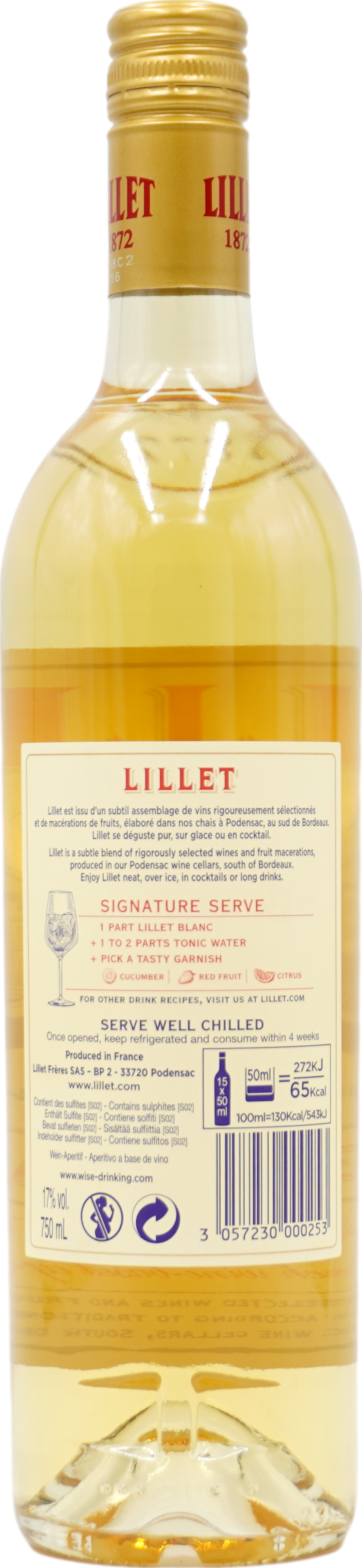 Lillet Aperitif Blanc 17%