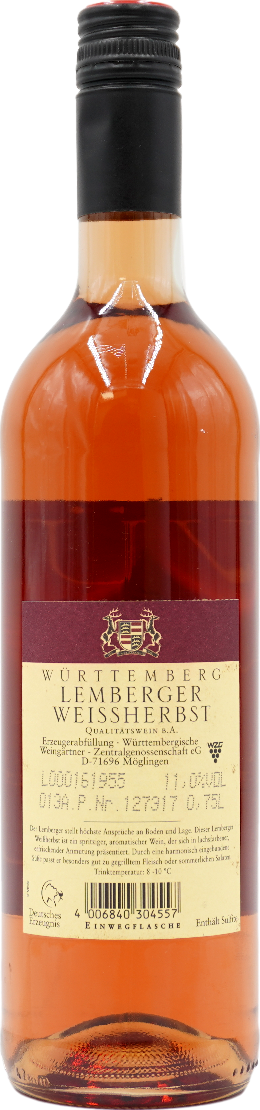 Würtemberg Lemberger lieblich rose