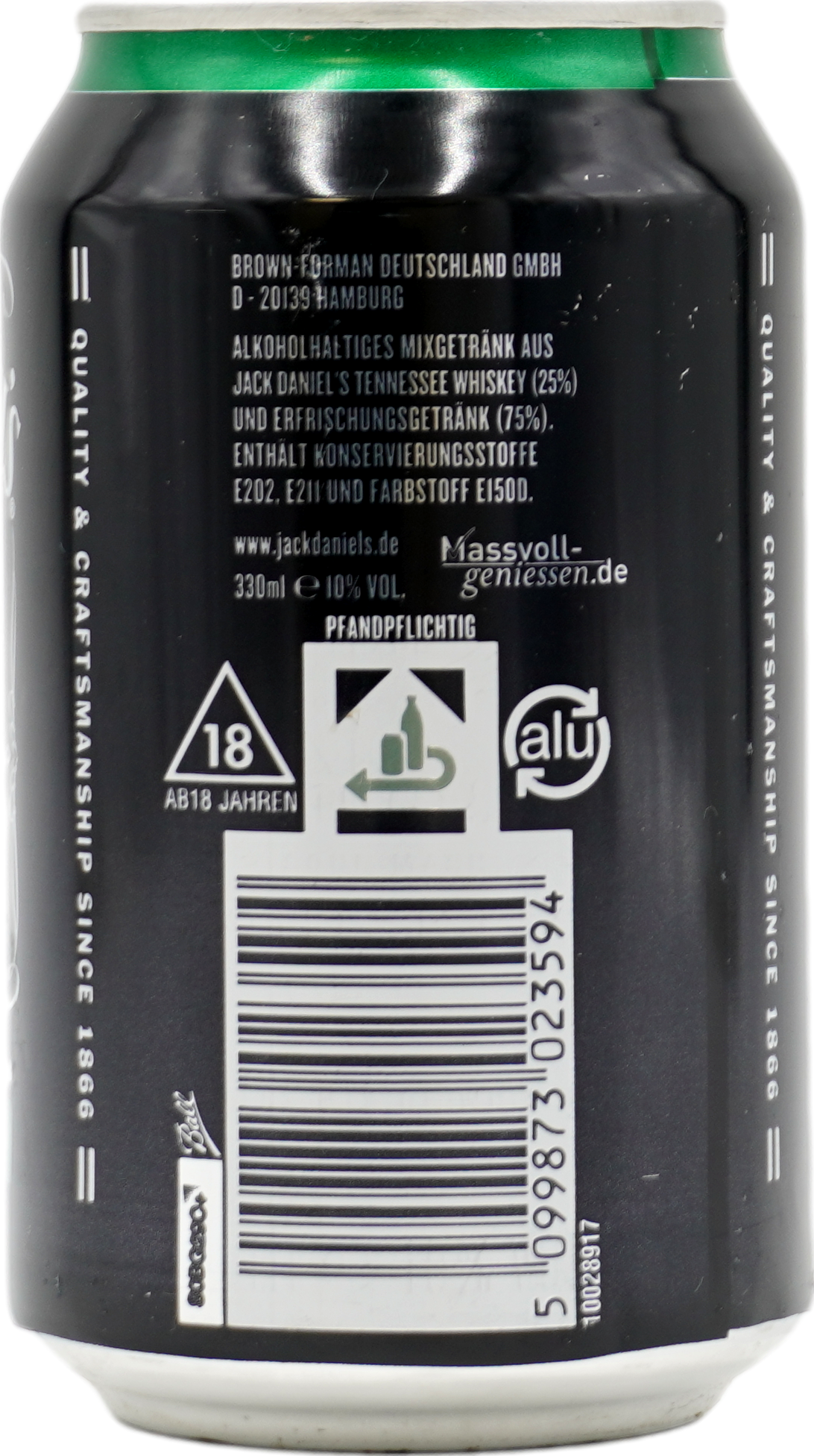 Jack Daniel`s & Ginger 10%