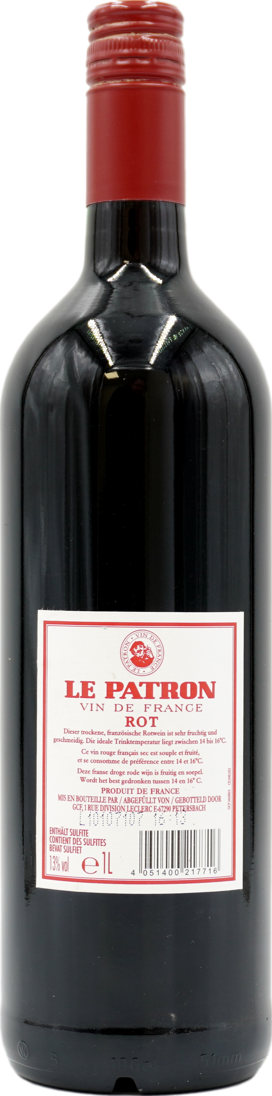 Le Patron rouge Tafelwein 2000 trocken
