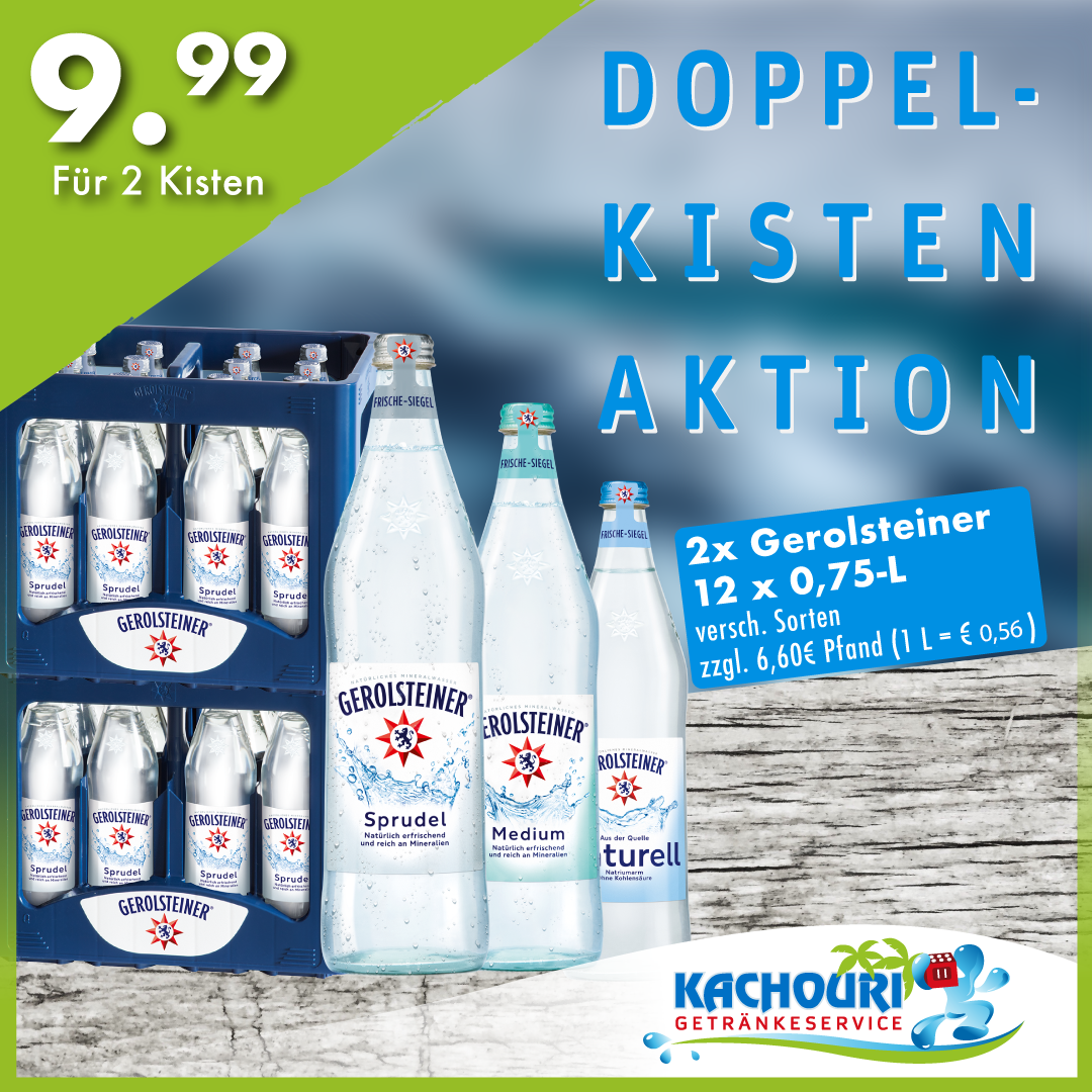 Gerolsteiner Doppelkistenaktion
