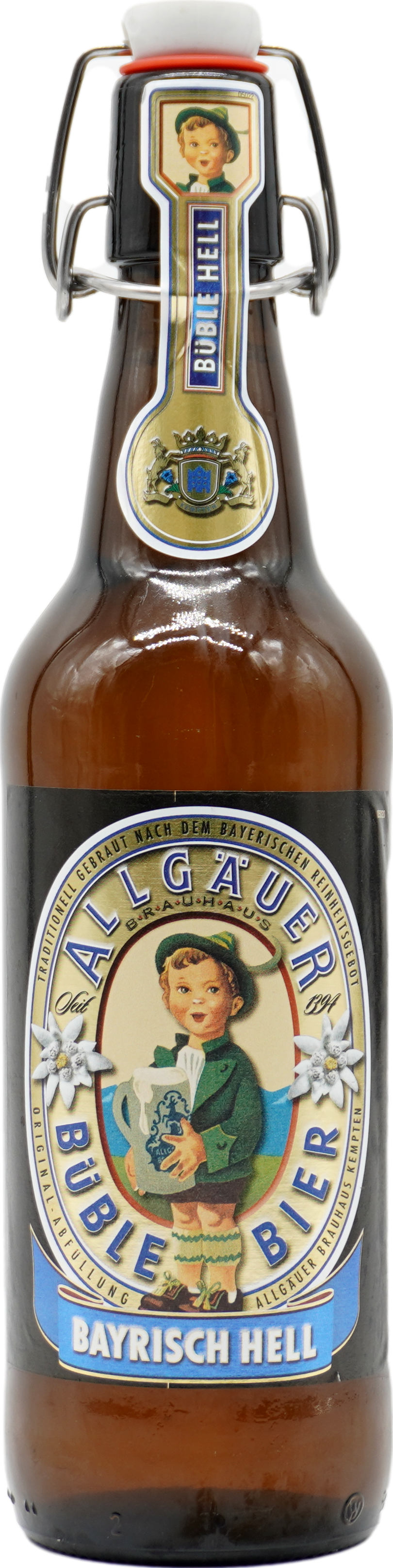 Allgaeuer_Bueble_Bayrisch_Hell_B765_1_x_0_5l_Glas-_20_x_0_5l_Glas Allgäuer Büble Bayrisch Hell