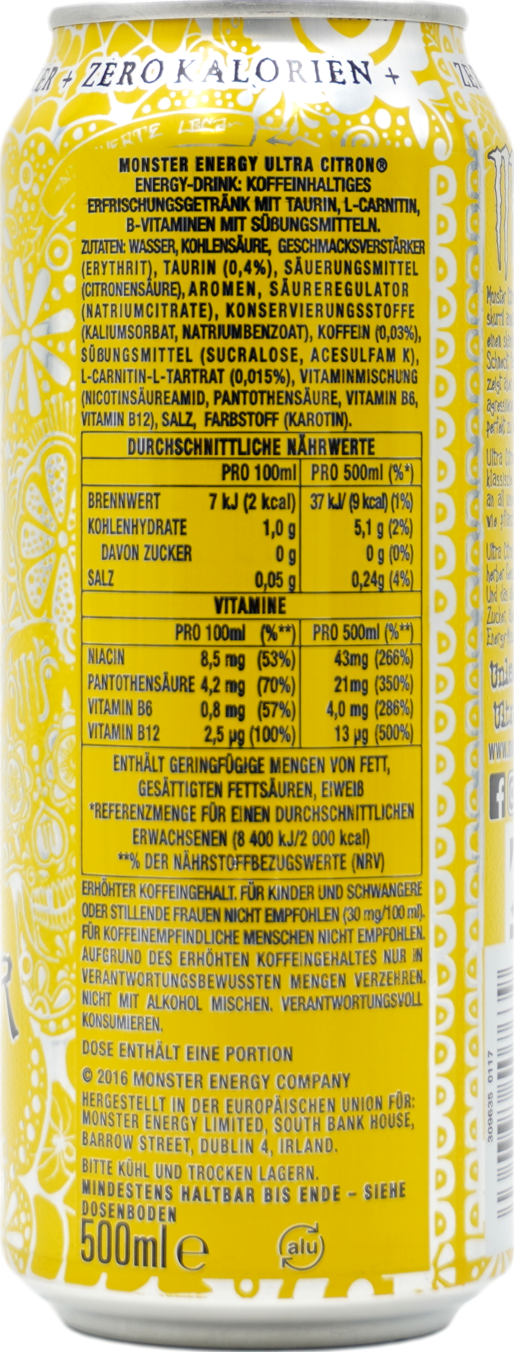 Monster Ultra Citron