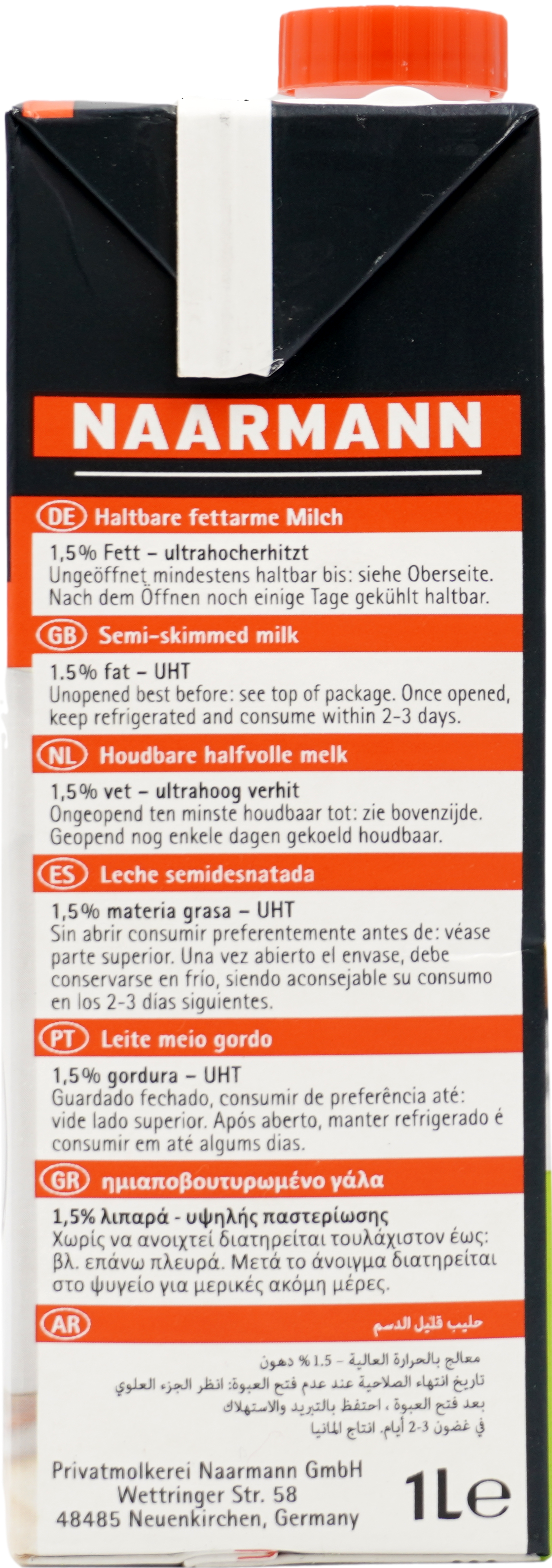 Naarm H-Milch 1,5%