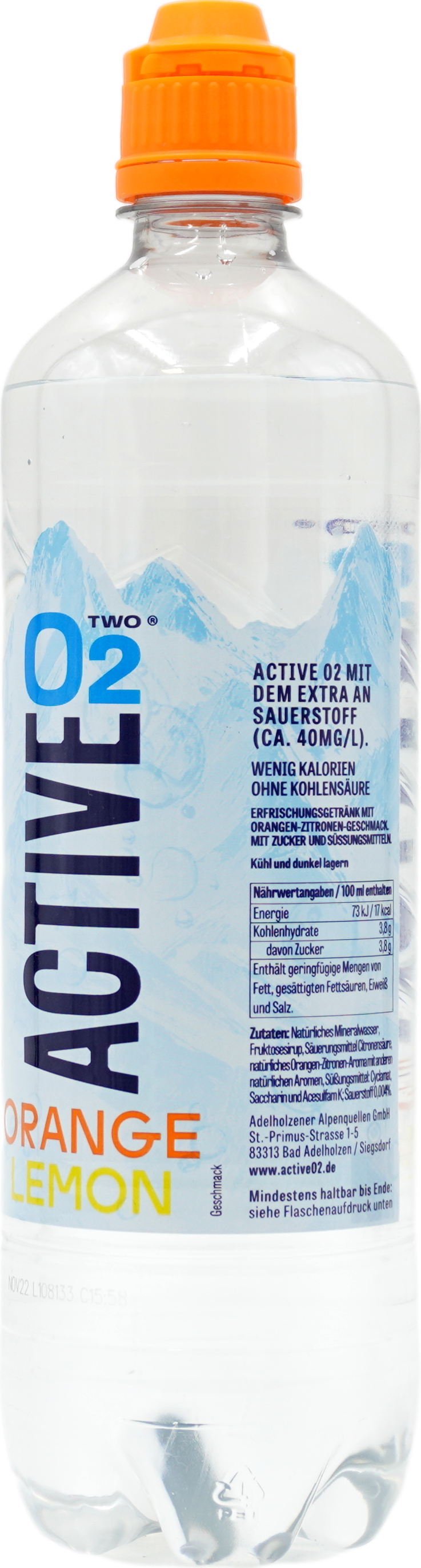 Adelholzener Active O2 Lemon
